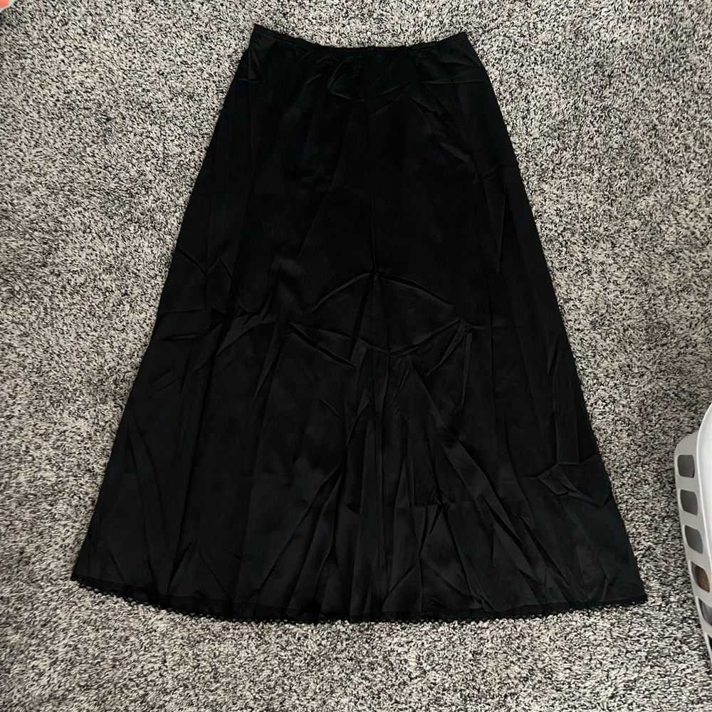 Vanity Fair Black Maxi Skirt